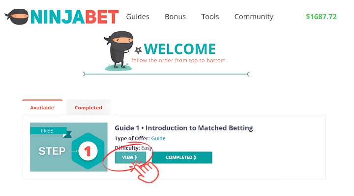 free-trial-matched-betting-ninjabet-make-money-online-introduction